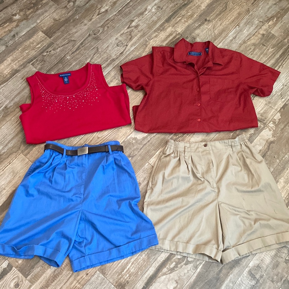 Karen Scott Womans Tops & Short Bundle